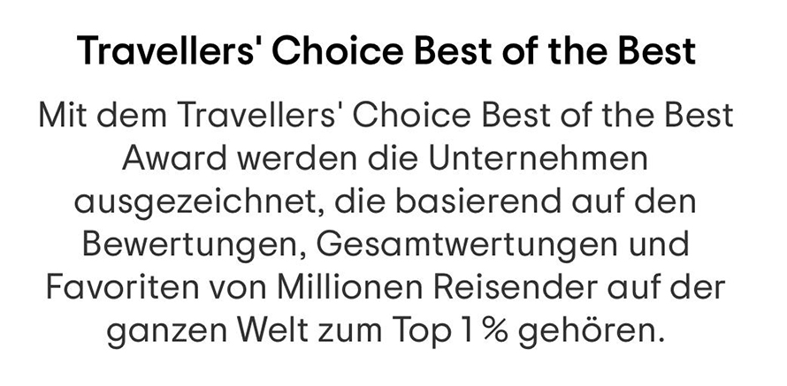Tripadvisor Travellers Choice Best Text
